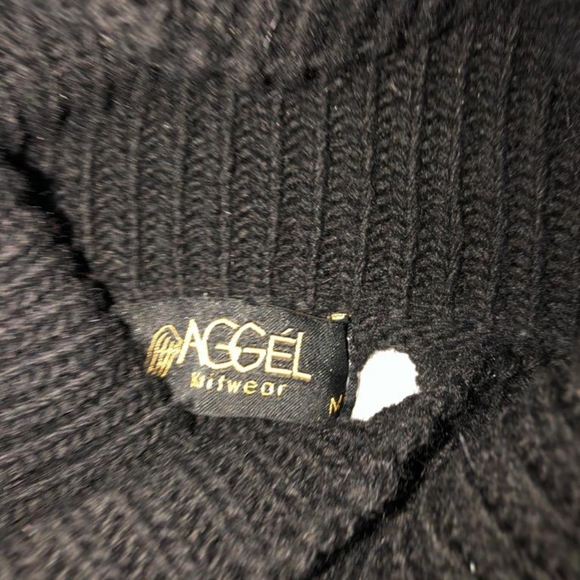 AGGEL Open Knit Turtleneck Sweater - Picture 4 of 6